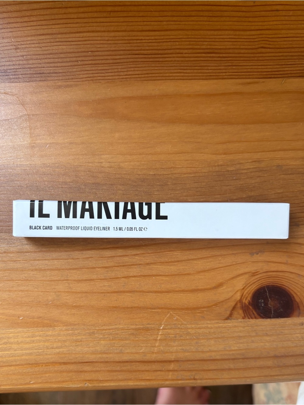 Black waterproof eyeliner